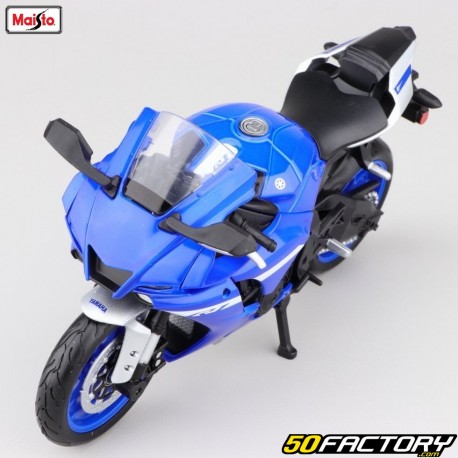 Motocicleta en miniatura 1 / 12 Yamaha YZF-R1 (2021) Maisto Azul