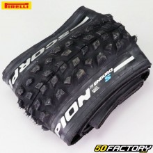 Pneu vélo 27.5x2.60 (65-584) Pirelli Scorpion Enduro Soft Hardwall TLR à tringles souples