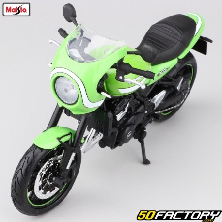 Moto miniatura 1/12e Kawasaki Z 900 RS Cafe Racer verde Maisto
