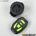 Yellow flashing LED vest for bike, cool scooterRide