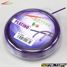 Brushcutter wire Ø3 mm round nylon Active purple (15 m spool)