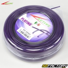 Alambre para desbrozadora Ø3 mm redondo nylon Active violeta (bobina de 67 m)