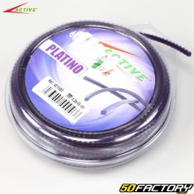 Filo per decespugliatore Ø4 mm dentellato in nylon Active viola (bobina da 15 m)