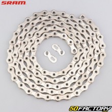 11 speed bicycle chain 114 links Sram PC RED22 silver