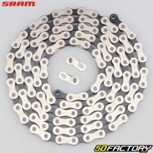 12 speed 126 link bicycle chain Sram GX Eagle silver and black