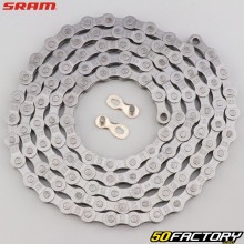Bicycle chain 8 speed 114 links Sram PC 830 gray