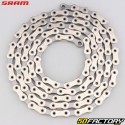 Bicycle chain 10 speeds 114 links Sram PC 1071 silver and gray