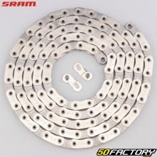 12-speed 114-link bicycle chain Sram Red AXS Flattop silver