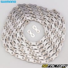 Chaîne vélo 12 vitesses 138 maillons Shimano CN-M7100 gris