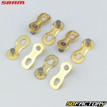 9 speed bicycle chain quick releases Sram gold (set of 4)