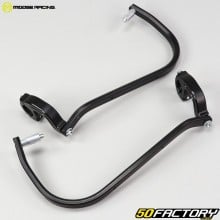 Aluminum hand guards for Ø28 mm handlebars Moose Racing black angled (300 mm, brides Ø26 mm)