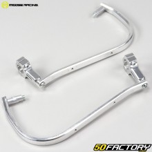 Protèges mains aluminium pour guidon Ø28 mm Moose Racing droits gris (300 mm)