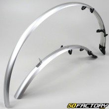 Front mudguards, rear bike mudguards 28&quot; gray 41 mm
