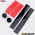 Cintas de manillar de bicicleta perforadas Velox Soft Grip rojo