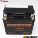 Bateria Yuasa GYZ16HL 12V 16Ah sem manutenção de ácido Harley-Davidson, Buell, Ducati...