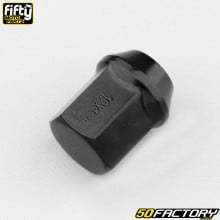 Tuerca de rueda cónica Ø12x1.25mm Fifty negro para quad