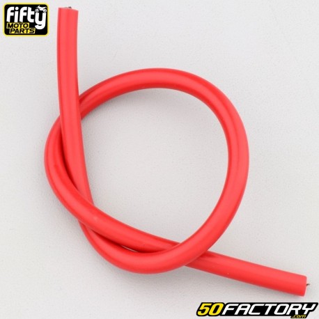 Cable de bujía Fifty  rojo (largo XNUMX cm)