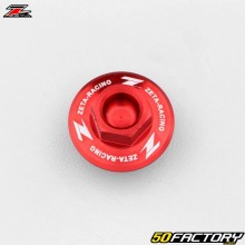 Bouchon de remplissage d'huile Honda CR, CRF, Kawasaki KX, KXF, Yamaha YZF 250, 450... Zeta rouge