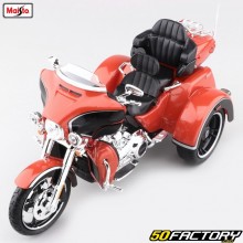 Miniaturmotorrad 1. Harley Davidson CVO Tri-glide Ultra orange Maisto