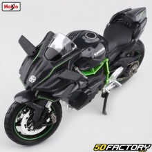 Moto miniatura XNUMX/XNUMX Kawasaki HXNUMX R Ninja Maisto