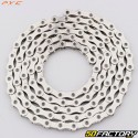 Bicycle chain 11 speeds 116 links PYC silver