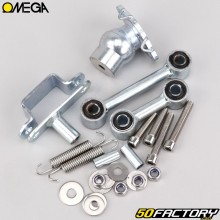 Articulação esférica e ligações de escape de Ø32 mm Peugeot 103 RCX,  SPX... Omega (braço oscilante quadrado)