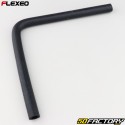 90° Ã˜10mm Flexeo Cotovelo Mangueira de borracha preta