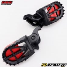 Front footrests Honda CR 125, CRF 450 R... DRC Motard black