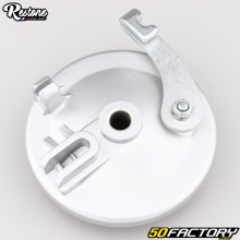 Front brake plate complete Ø90 mm Peugeot 103 Vogue VS2, MVL,  Chrono... Restone  V2