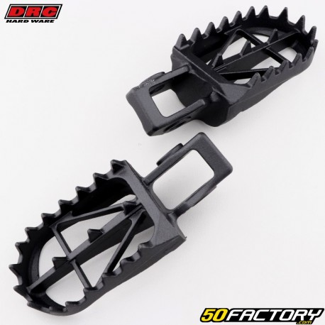 Front footrests Husqvarna TC 125, Gas Gas MC 250, KTM SX-F 450... DRC black