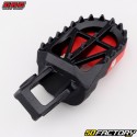 Apoios para os pés dianteiros Husqvarna TC 125, Gas Gas MC 250, KTM SX-F 450... RDC preto (com capas)