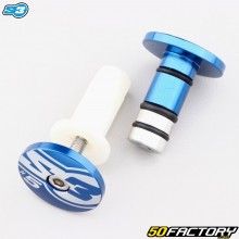 Handlebar ends (Lock-On grips) S3 End 5 blue