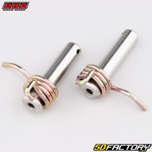 Front footrest axles and springs Honda CR