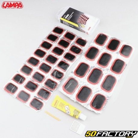 Inner tube repair kit (patches, glue) Lampa (lot of 36 patches)