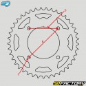 Corona 42 dientes de aluminio 520 Gas Gas TXT, Beta Evo Sherco ST... S3 Laser Fim negra