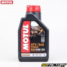 Huile moteur 4T 10W50 Motul ATV-SXS Power 100% synthetic 1L