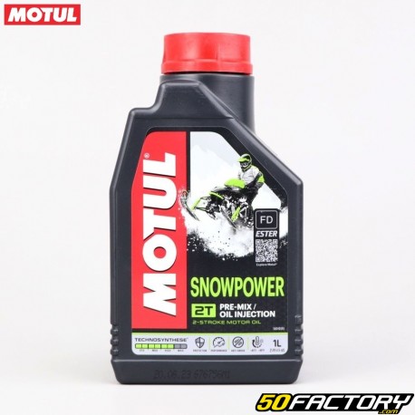 Óleo de motor 2T Motul Snowpower technosynthesis 1XL