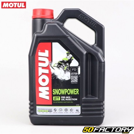 2T Motul Snowpower technosynthesis 4XL engine oil
