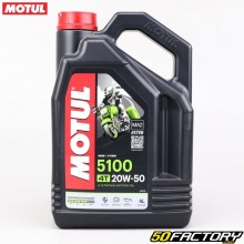 Óleo do motor 4T 20W50 Motul 5100 Tecnossíntese 4L