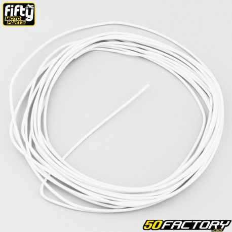 Universal 0.5mm Electric Wire Fifty white (5 meters)