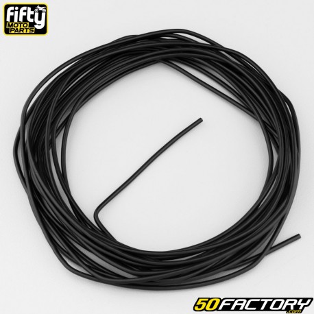Cable eléctrico universal de 1 mm Fifty negro (5 metros)