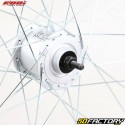 26&quot; bicycle front wheel (19-559) with integrated 6V dynamo Rodi Skorpion aluminum gray