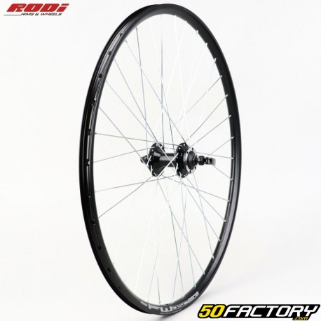 Rueda delantera de bicicleta de 27.5&quot; (19-584) Rodi FW Disc aluminio negro