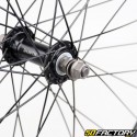 Vorderrad Fahrrad 26" (19-559) Alu schwarz (Befestigung mit Muttern)