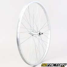 Rueda delantera bicicleta 26&quot; (20-559) aluminio gris