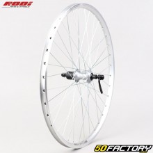 Roda traseira de bicicleta XNUMX&quot; (XNUMX-XNUMX) para cassete XNUMX/XNUMXV Rodi Skorpion alumínio cinza