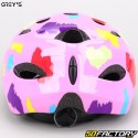 Casco da bicicletta per bambini Grey&#39;s rosa lucido