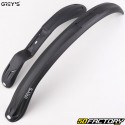 Guardabarros delantero y trasero para bicicleta Grey&#39;s Pike Bolt de 26&quot; a 28&quot;, negro