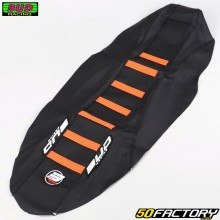 Capa de assento KTM SX 125, 250, Bud Racing preto e laranja