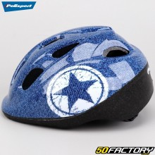 casco de bicicleta para niños Polisport azul juvenil